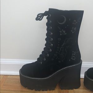 Killstar Luci-Fairy Boots Black
